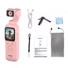 📸 Kamera Sportowa OURLIFE 4K WiFi z Gimbalem 330° – 64 MP, Ekran Dotykowy 1,72"