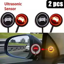 🚗🛡️ 2 SZT. RADAR MARTWEGO POLA BAPPSUS – CZUJNIKI WYKRYWANIA POJAZDÓW | ŚWIATŁO OSTRZEGAWCZE | WSPARCIE PRZY ZMIANIE PASA I COFANIU 🚨