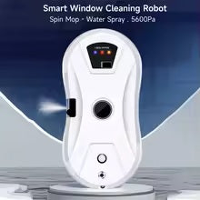 🤖 Automatyczny Robot do Mycia Okien 5600Pa 90W z Pilotem – Inteligentny Czyściciel Szyb ze Sprayem Wodnym