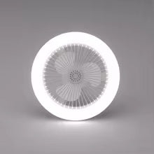 Wentylator sufitowy 3w1 z pilotem, lampa E27, obrotowy, cichy, do salonu i sypialni