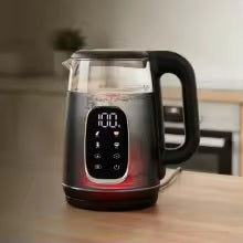 ☕🔥Czajnik Elektryczny Szklany Avenido AV1310 1,7 L 💧 | Regulacja Temperatury 40–100°C 🌡️ | 2200 W ⚡ | LED 💡 | Keep Warm 🔥 | Podstawa 360° 🔄
