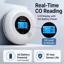 🚨 Inteligentny Czujnik Dymu i Czadu CO CCEsafety WiFi Tuya 2w1 – Detektor Pożaru i Tlenku Węgla, Sensor 10 Lat, Alarm 85 dB, Do Domu, Kominka i Kotłowni