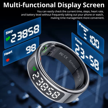 💎 COLMI R12 Smart Ring – Inteligentny Pierścień Zdrowia dla Kobiet i Mężczyzn, Monitor Snu, Tętna i Aktywności, Elegancki Design Premium