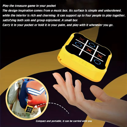 🎮🧩 Przenośna Gra Zręcznościowa dla Dzieci i Dorosłych – 4 Tryby Gry | Edukacyjna Zabawka Montessori 🧠✨ | Idealny Prezent 🎁