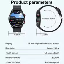 ⌚ Smartwatch Męski Bluetooth z Funkcją Rozmów, Monitorowaniem Tętna, SpO₂ i Aktywności | IP67