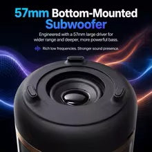 Przenośny Soundbar Bluetooth 5.0 Hi-Fi – Bezprzewodowy Głośnik TWS z Podświetleniem LED do Kina Domowego | TV, PC, Android i iOS