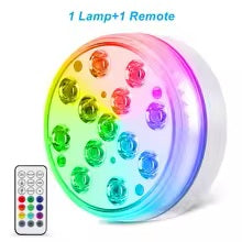 🏊‍♂️💦 Podwodne Oświetlenie Basenu LED RGB 🌈 – Wodoodporna Lampa Zatapialna 💡 | Pilot Zdalnego Sterowania 🎛️ | Do Basenu, Fontanny i Ogrodu 🌿✨ | IP68