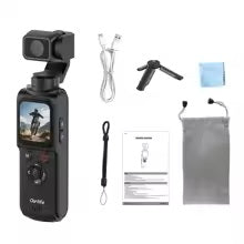 📸 Kamera Sportowa OURLIFE 4K WiFi z Gimbalem 330° – 64 MP, Ekran Dotykowy 1,72"
