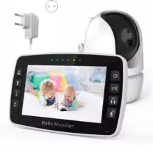 👶📹 Bezprzewodowa Niania Elektroniczna MBOSS 4,3” – Kamera z Ekranem IPS, Widzeniem Nocnym, Interkomem, PTZ i Monitoringiem Temperatury 🌙🌡️ | Daleki Zasięg