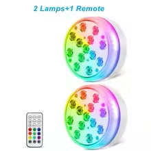 🏊‍♂️💦 Podwodne Oświetlenie Basenu LED RGB 🌈 – Wodoodporna Lampa Zatapialna 💡 | Pilot Zdalnego Sterowania 🎛️ | Do Basenu, Fontanny i Ogrodu 🌿✨ | IP68