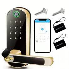 🔐 Inteligentny Zamek do Drzwi L.AOL.AU B05 📱 | Czytnik Linii Papilarnych 👆 | NFC 📲 | Wi-Fi 📶 | Klawiatura Dotykowa 🔢 | Karty IC 💳 | Bezkluczowy Dostęp 🔑❌ | IP67 💦 | Smart Home 🏠