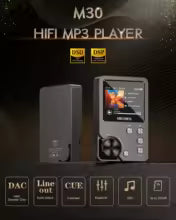 MECHEN M30 Odtwarzacz MP3 Hi-Fi DSD FLAC 64 GB | Bezstratny Odtwarzacz Muzyczny | Obsługa kart do 256 GB