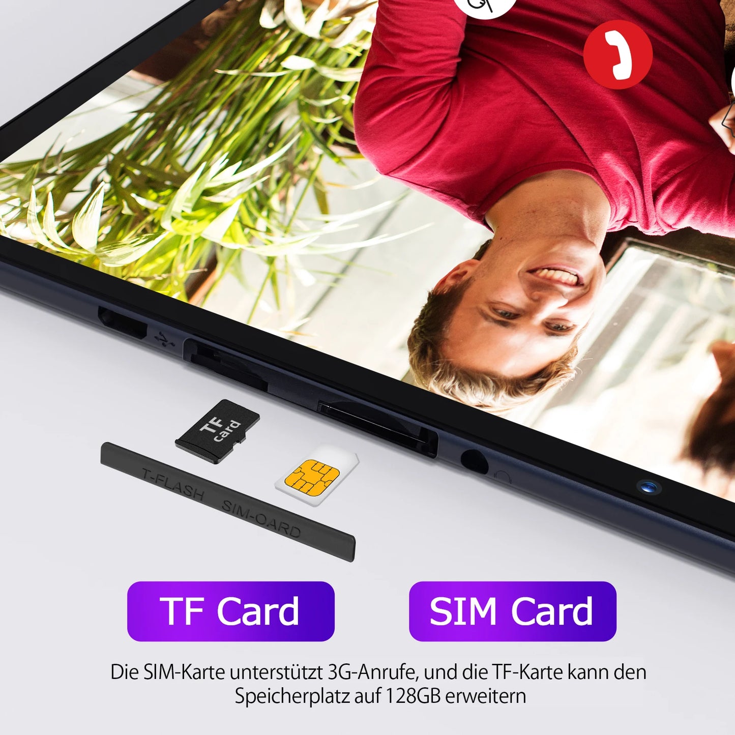 Tablet PRITOM M10 10.1" Android 13 64 GB | SIM 3G | Wi-Fi | GPS | Tablet z Funkcją Telefonu | IPS