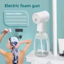 Elektryczny Spieniacz do Piany 650 ml USB-C – Bezprzewodowy Pistolet do Detergentów, Szamponu i Mydła