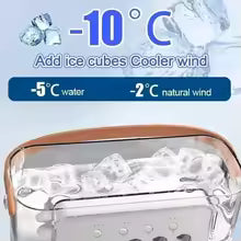 Wentylator Nawilżający 3w1 Klimatyzator Powietrza USB | Chłodzenie z Mgiełką | 3 Tryby | 600 ml | LED | Do Domu i Biura