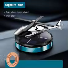 Solarny Odświeżacz Powietrza do Samochodu – Helikopter z Obracającym się Śmigłem, Dyfuzor Zapachowy