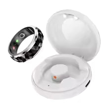 **COLMI R11 Inteligentny Pierścień Ceramiczny Fidget Spinner – Monitor Tętna, Snu, SpO₂ i Stresu | Wodoodporność 5ATM | Etui Ładujące**