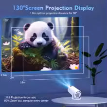 Projektor Magcubic HY300 Pro 8K Android 14 Wi-Fi 6 Bluetooth 5.4 290 ANSI HD 720P – Przenośne Kino Domowe z HDMI