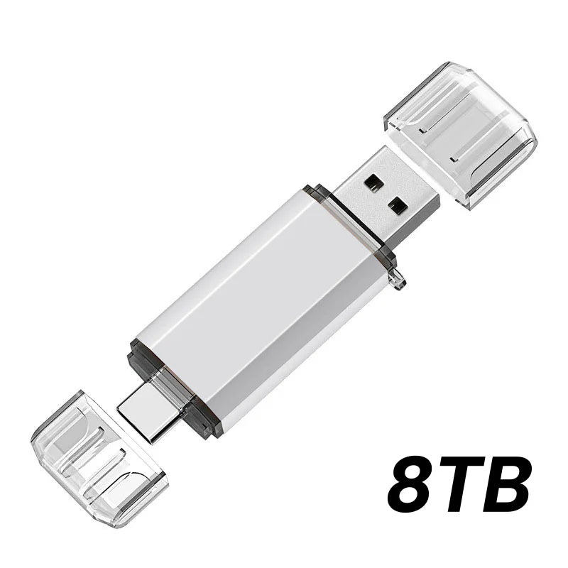 🔌 Pendrive US🔌 Pendrive USB 3.0 OTG 2w1 USB-A + USB-C – 1TB, 2TB, 8TB, 16TB – 3 koloryB 3.0 OTG 2w1 USB-A + USB-C – 1TB, 2TB, 8TB, 16TB – 3 kolory
