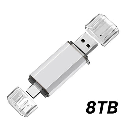 🔌 Pendrive US🔌 Pendrive USB 3.0 OTG 2w1 USB-A + USB-C – 1TB, 2TB, 8TB, 16TB – 3 koloryB 3.0 OTG 2w1 USB-A + USB-C – 1TB, 2TB, 8TB, 16TB – 3 kolory