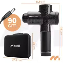 Pistolet do Masażu BodyBeat Core – Masażer Perkusyjny z 10 Końcówkami, LCD i Etui