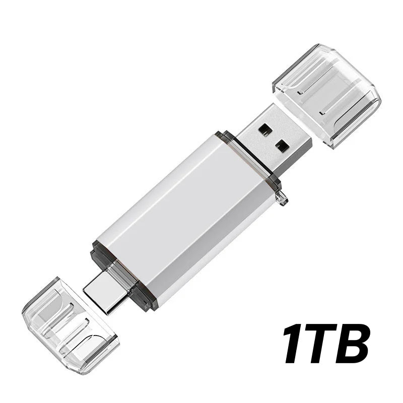 🔌 Pendrive US🔌 Pendrive USB 3.0 OTG 2w1 USB-A + USB-C – 1TB, 2TB, 8TB, 16TB – 3 koloryB 3.0 OTG 2w1 USB-A + USB-C – 1TB, 2TB, 8TB, 16TB – 3 kolory