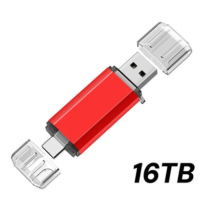 🔌 Pendrive US🔌 Pendrive USB 3.0 OTG 2w1 USB-A + USB-C – 1TB, 2TB, 8TB, 16TB – 3 koloryB 3.0 OTG 2w1 USB-A + USB-C – 1TB, 2TB, 8TB, 16TB – 3 kolory