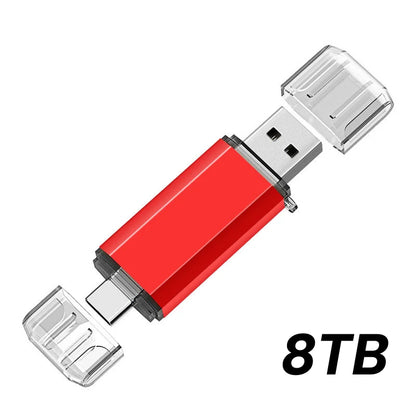 🔌 Pendrive US🔌 Pendrive USB 3.0 OTG 2w1 USB-A + USB-C – 1TB, 2TB, 8TB, 16TB – 3 koloryB 3.0 OTG 2w1 USB-A + USB-C – 1TB, 2TB, 8TB, 16TB – 3 kolory